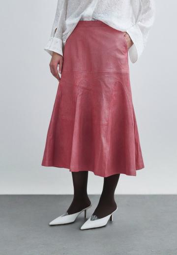 Кожаная юбка