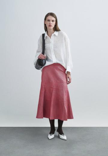 Кожаная юбка