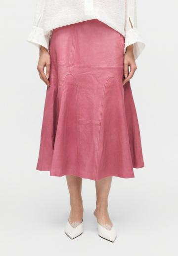 Кожаная юбка