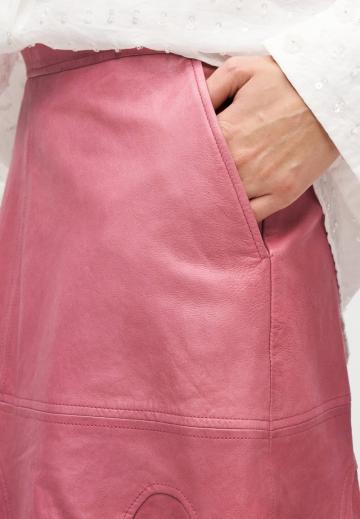 Кожаная юбка