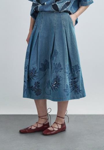 Джинсовая юбка