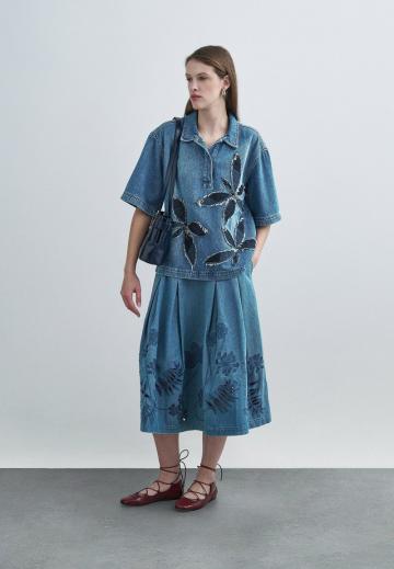 Джинсовая юбка