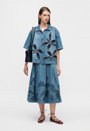 Джинсовая юбка