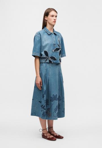 Джинсовая юбка