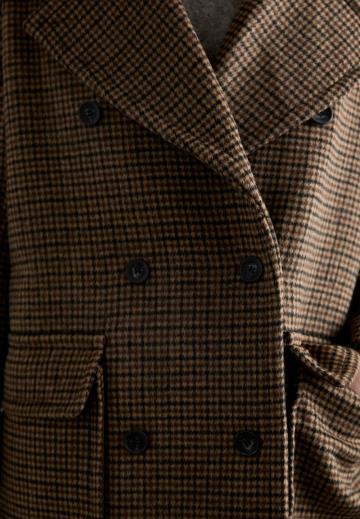 Шерстяное пальто