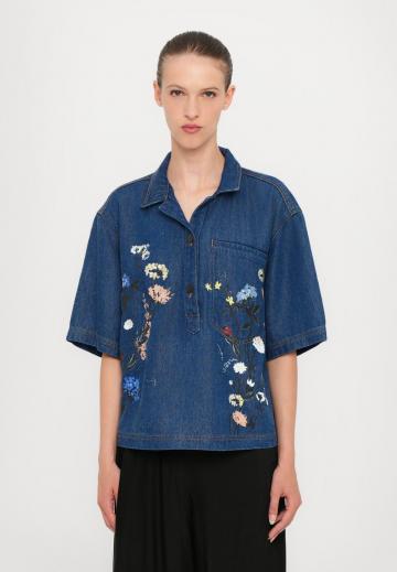 Джинсовая блузка