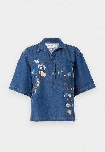 Джинсовая блузка