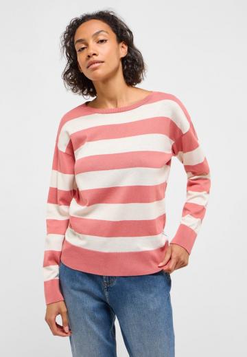Пуловер в полоску