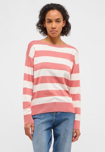 Пуловер в полоску