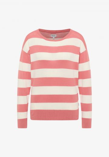 Пуловер в полоску