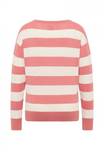 Пуловер в полоску