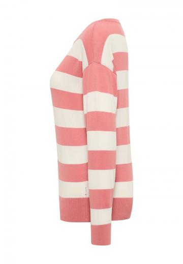 Пуловер в полоску