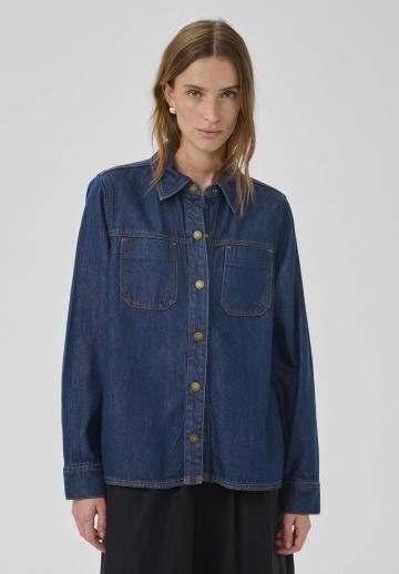 Джинсовая блузка