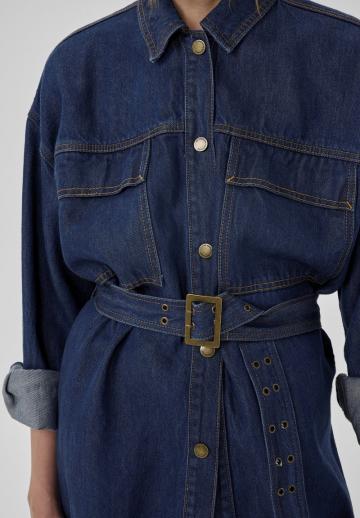 Джинсовая блузка