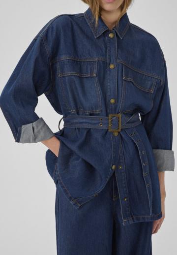 Джинсовая блузка