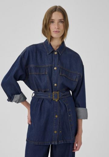 Джинсовая блузка