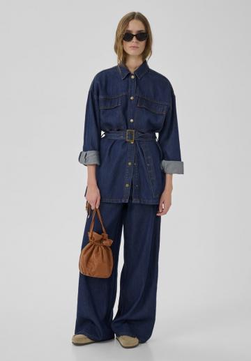 Джинсовая блузка