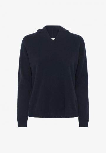 Пуловер с капюшоном