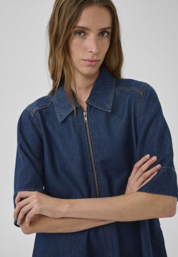 Джинсовое платье