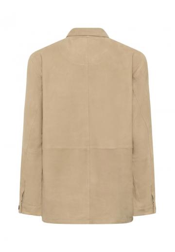 Пальто из искусственной кожи