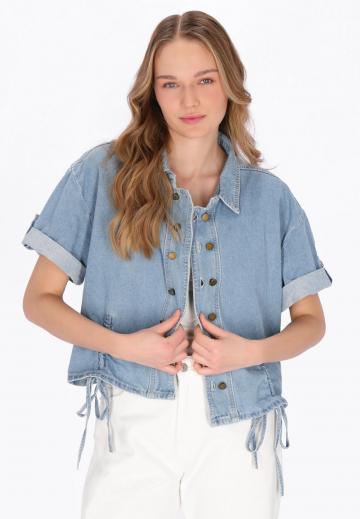 Джинсовая блузка