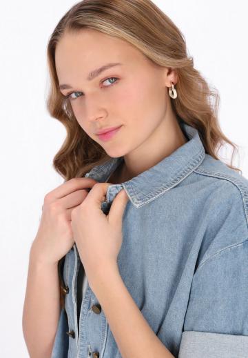 Джинсовая блузка