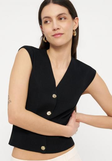 Джинсовая жилетка