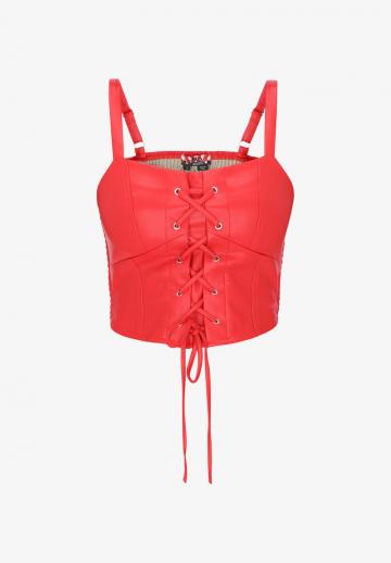 Топ на бретельках