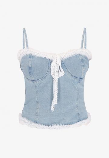 Топ на бретельках