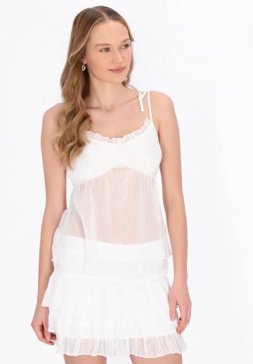 Топ на бретельках