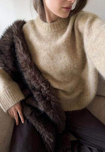 Длинный пуловер