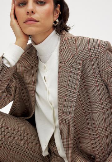 Длинный блейзер