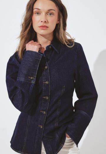 Джинсовая жилетка