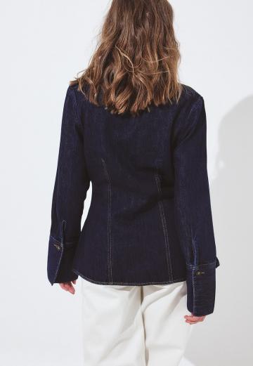 Джинсовая жилетка