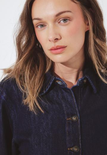 Джинсовая жилетка