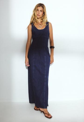 Джинсовое платье