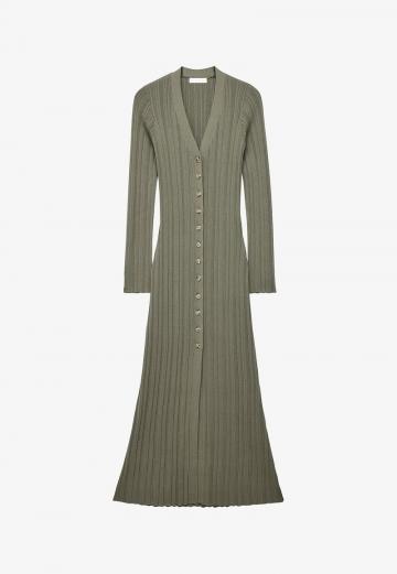 Вязаное платье