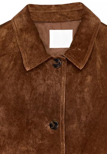 Кожаное пальто