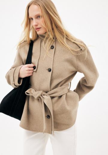 Шерстяное пальто