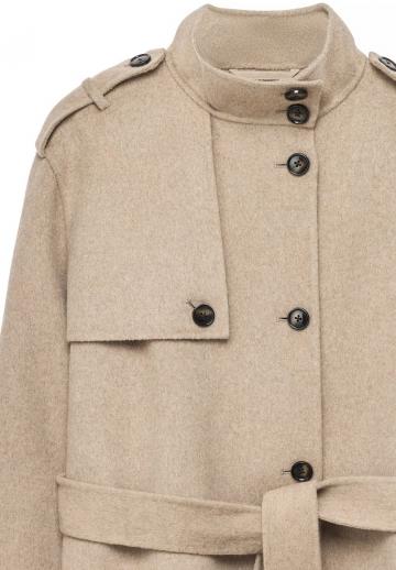 Шерстяное пальто