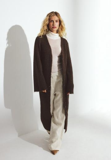 Вязаное платье