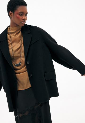 Шерстяное пальто