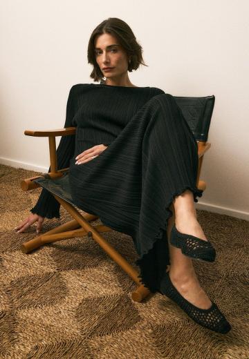 Вязаное платье