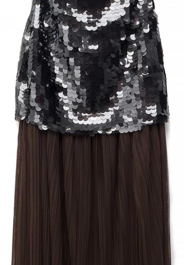 Платье без бретелек