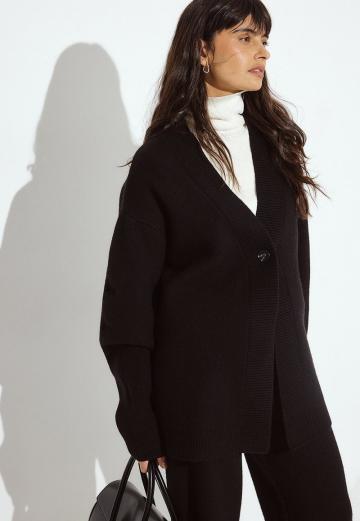 Длинный кардиган