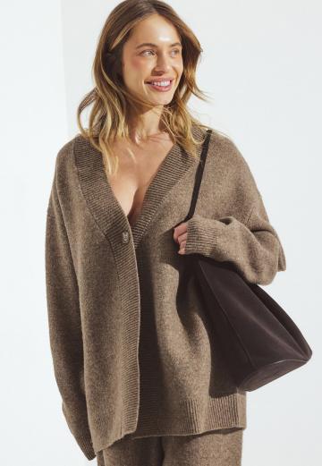 Длинный кардиган