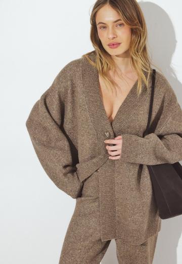 Длинный кардиган