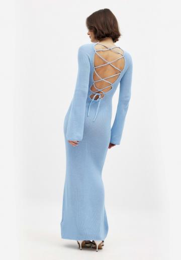 Вязаное платье