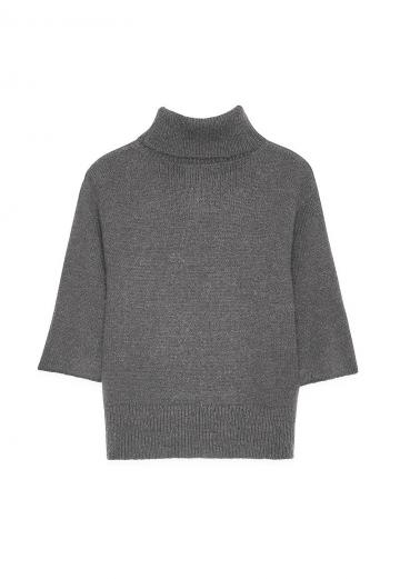 Пуловер с коротким рукавом