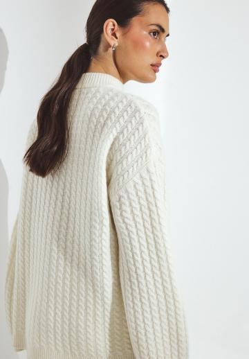 Длинный пуловер